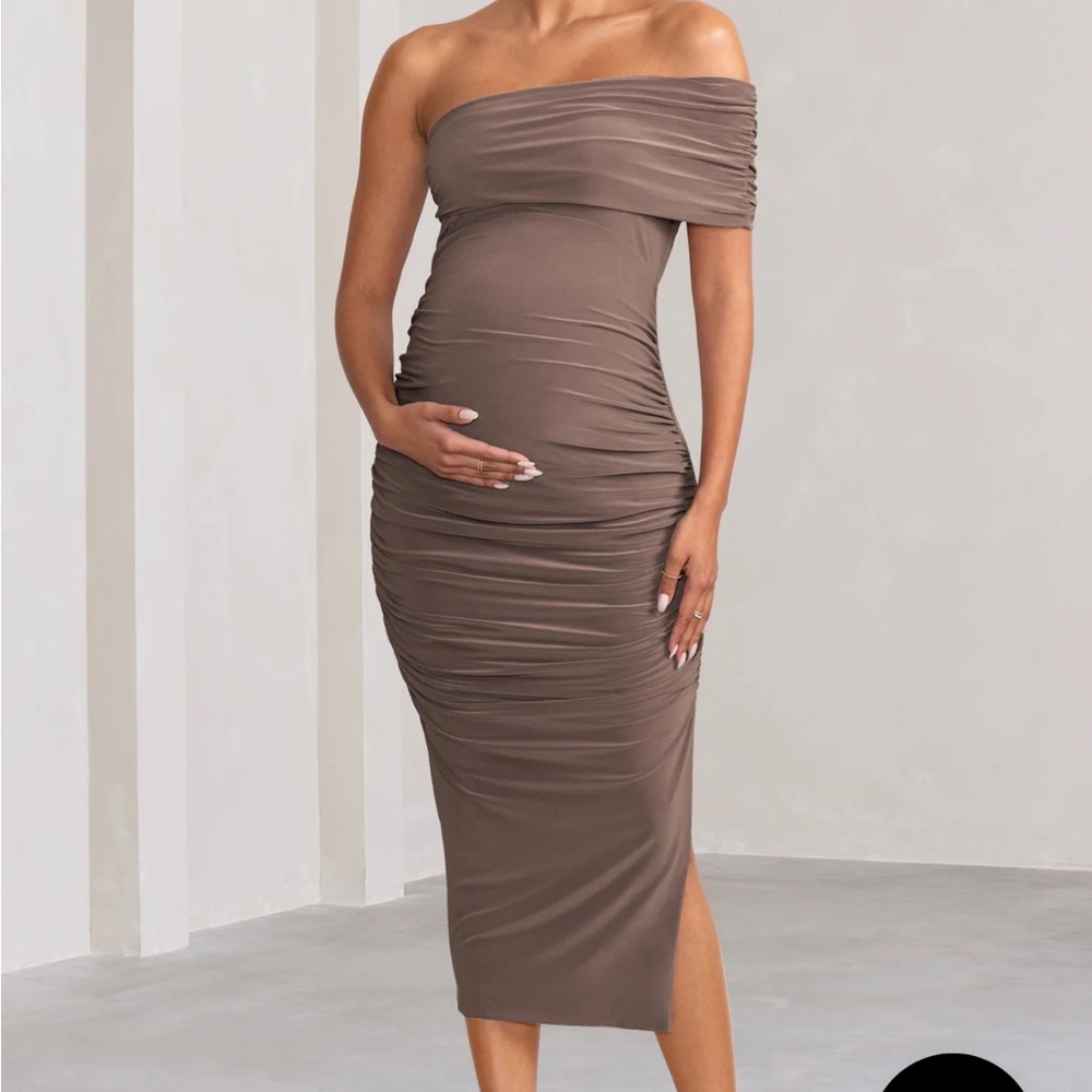 Club London Maternity Midi Dress
